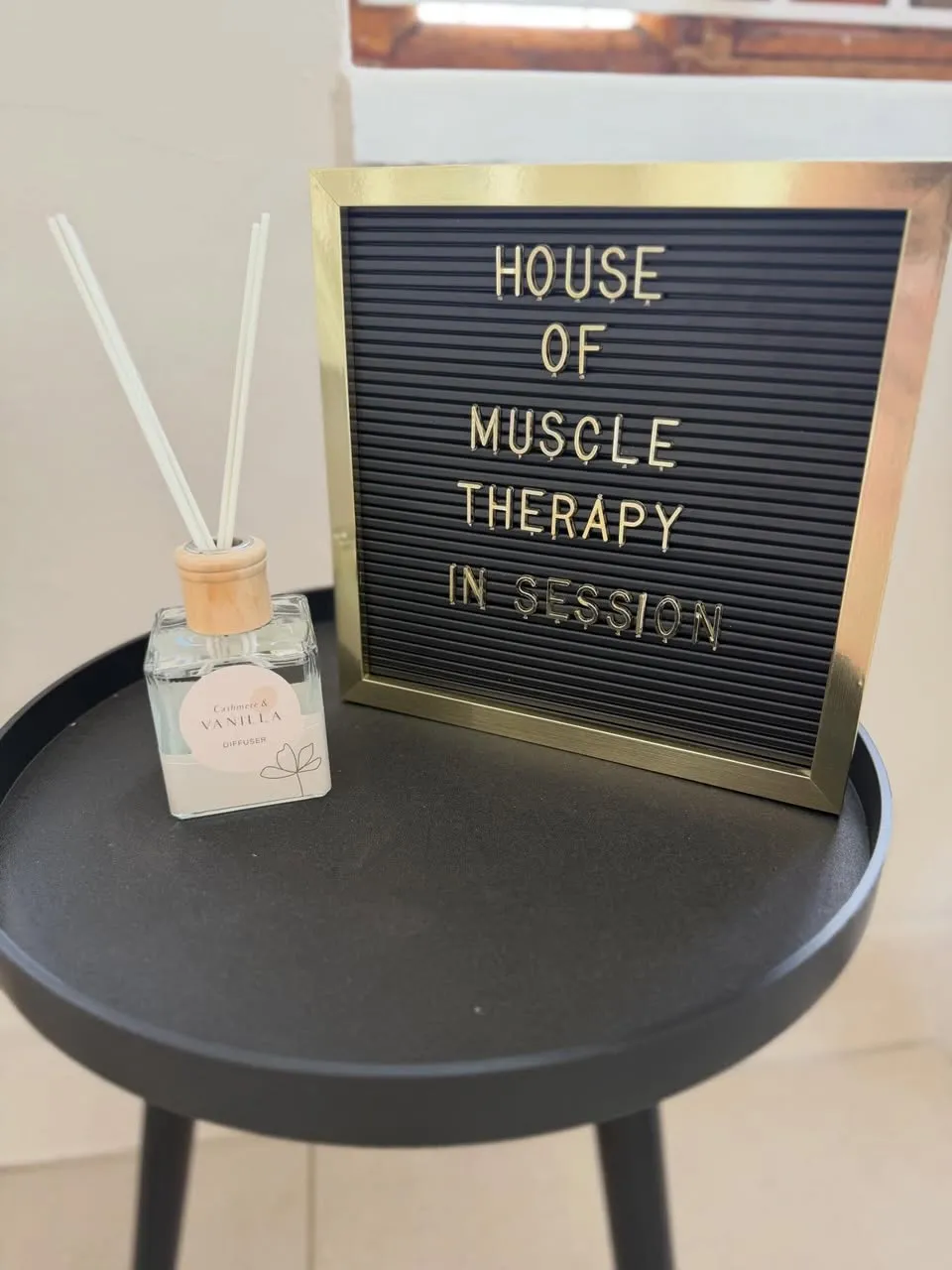 “In session” letter board